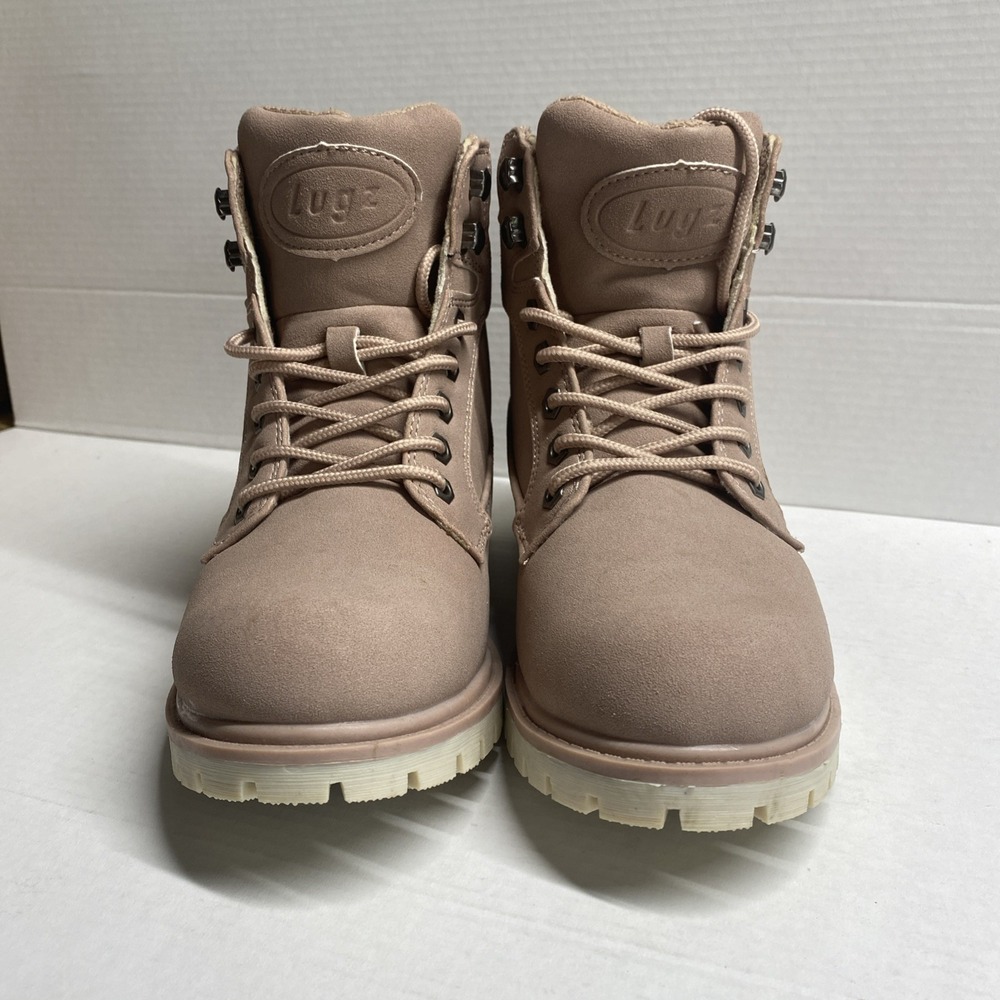 Lugz Women's Mantle Hi Classic Size 8 Chukka Boot Bubblegum/Cream
